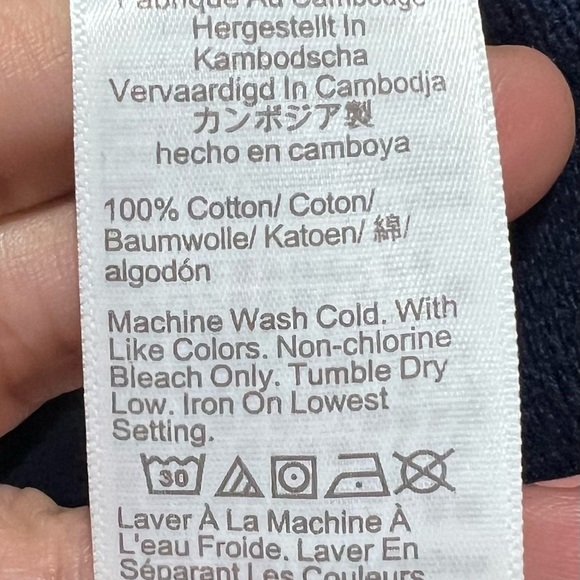 J. Crew cotton Deep Blue Single-Button Blazer XL - Picture 3 of 7